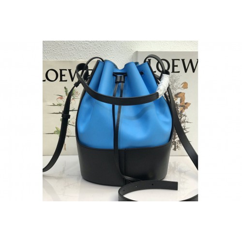 Loewe Balloon bag in Blue Black nappa calfskin