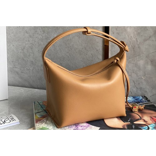Loewe Cubi Crossbody bag in Warm Desert supple smooth calfskin