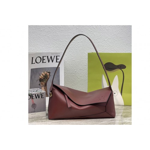 Loewe Puzzle Hobo bag in Brown nappa calfskin