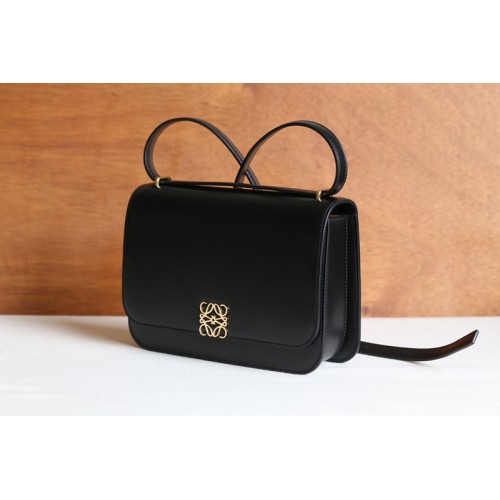 Loewe Goya bag in Black silk calfskin