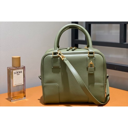 Loewe Amazona 19 square bag in Avocado Green nappa calfskin