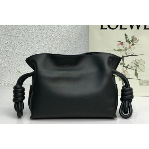 Loewe Mini Flamenco clutch in Black nappa calfskin