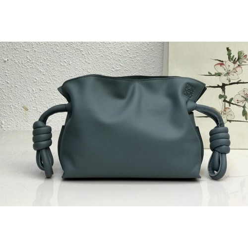 Loewe Mini Flamenco clutch in Blue nappa calfskin