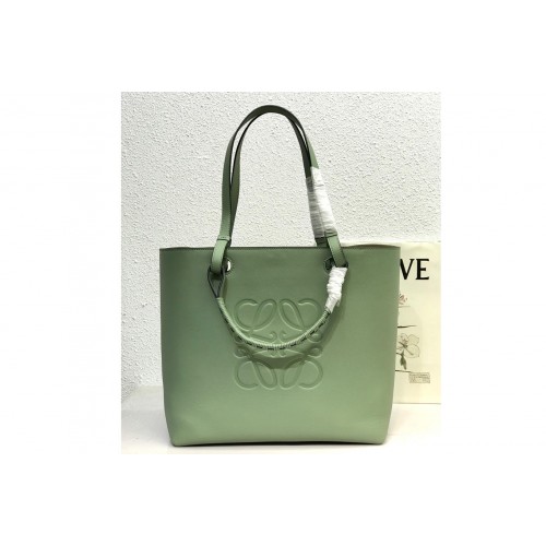 Loewe Medium Anagram Tote Bag in Rosemary classic calfskin
