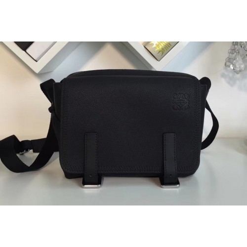 Loewe 317.12AA72 military messenger XS Bags Black Soft Grained Calf Leather