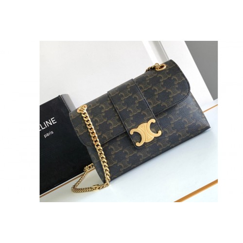 Celine Teen Celine Victoire Bag in Triomphe Canvas