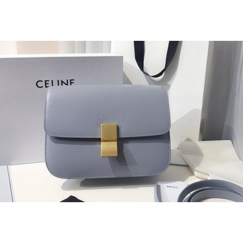 Celine Medium Classic Bag in Blue Calfskin