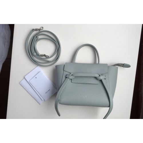 Celine PICO BELT BAG IN Blue GRAINED CALFSKIN