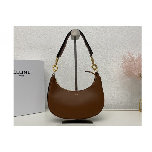 Celine MEDIUM STRAP AVA BAG IN TAN SMOOTH CALFSKIN