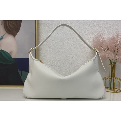 Celine MEDIUM ROMY Bag IN White SUPPLE CALFSKIN