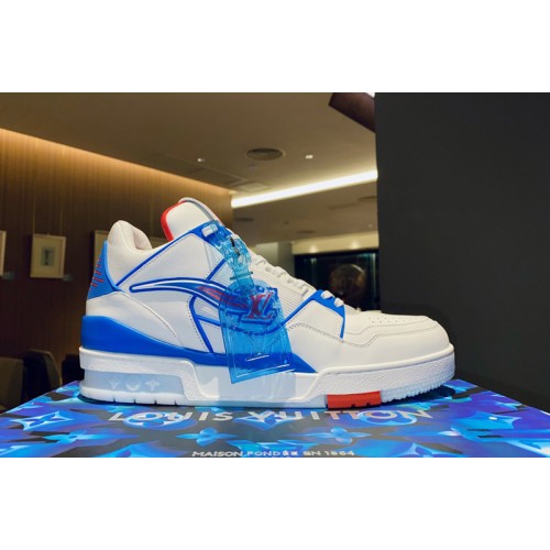 Louis Vuitton 1A8FFK Trainer sneaker in White Calf leather