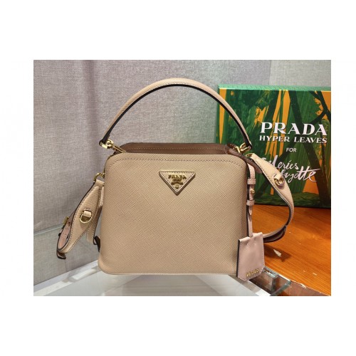 Prada 1BA286 Matinee Micro Saffiano leather bag in Pink Saffiano leather