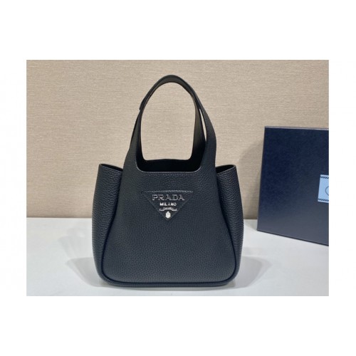 Prada 1BA349 Leather handbag in Black Leather