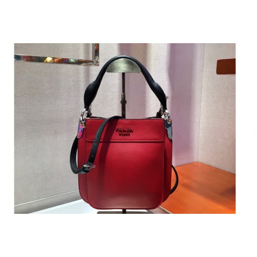 Prada 1BC082 Margit Small leather bags Red Calf leather