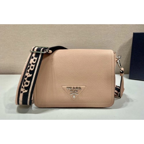 Prada 1BD314 Leather shoulder bag on Water Lily Leather