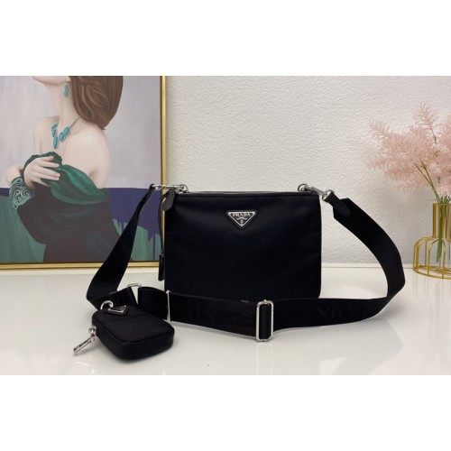 Prada 1BH046 Re-Edition 2000 Re-Nylon shoulder bag in Black Nylon