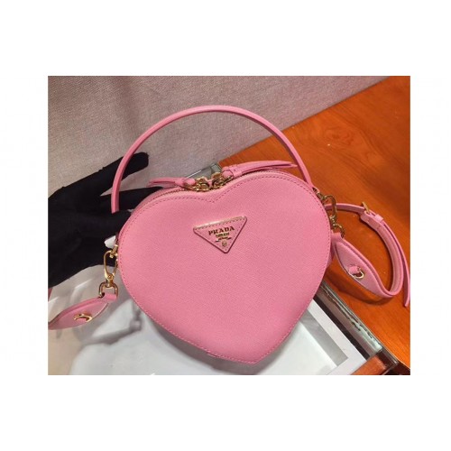 Prada 1BH144 Odette Bags Pink Saffiano leather