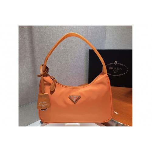 Prada 1NE515 Re-Edition 2000 nylon mini-bag in Orange Nylon