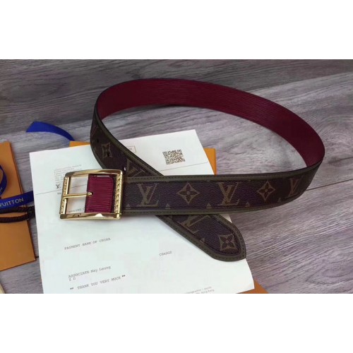 Louis Vuitton M9007N reverso 40mm Belt in monogram macassar Canvas