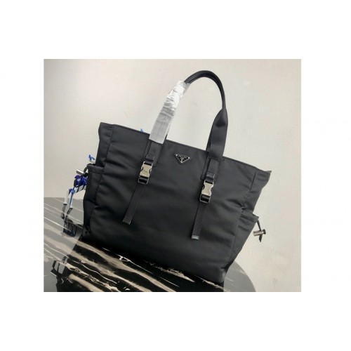 Prada 2VG042 Nylon Tote Bag Black Nylon