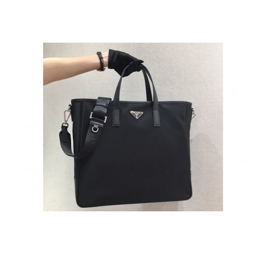 Prada 2VG064 Nylon Tote Bag Black Nylon