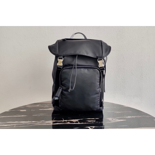 Prada 2VZ135 Nylon Backpack in Black Nylon