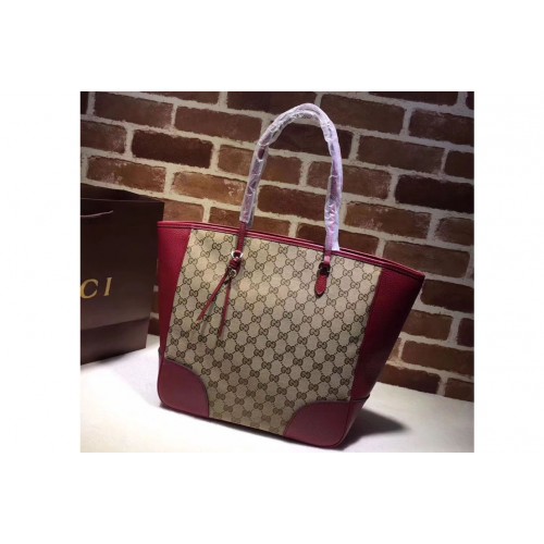 Gucci Bree Original Canvas Tote Bag Burgundy