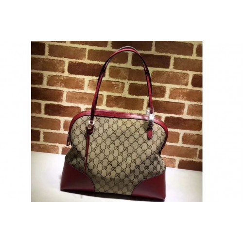 Gucci Bree Original Canvas Shoulder Bag Red