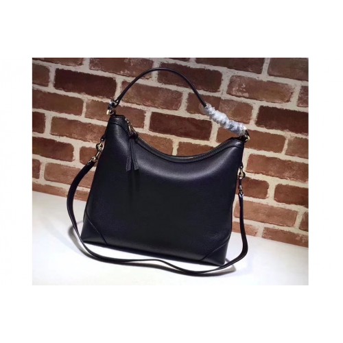 Gucci Miss Original Leather Hobo Bags Black