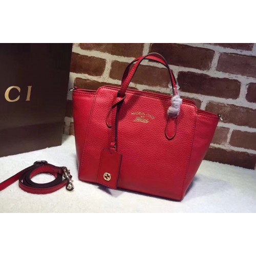 Gucci Swing mini Leather Top Handle Bag Red Gucci Swing mini Leather Top Handle Bag Red