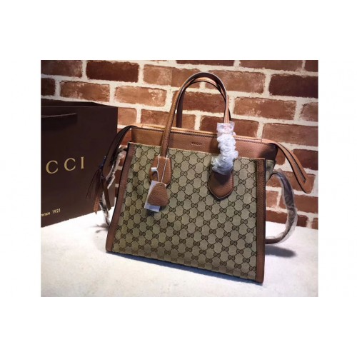 Gucci Classic Tote Bag Brown