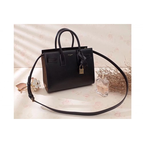 YSL Classic Sac De Jour Small Bags In Black Smooth Leather