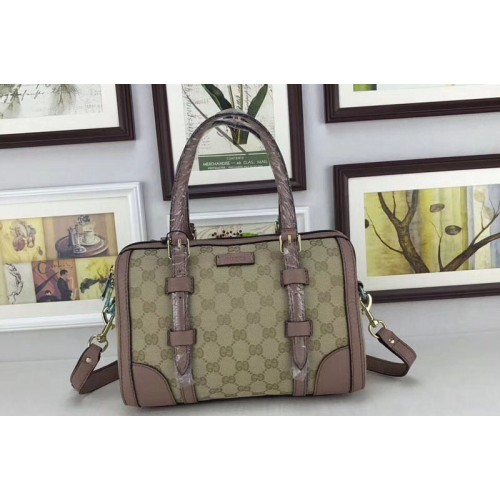 Gucci Canvas Classic Tote Bag Pink