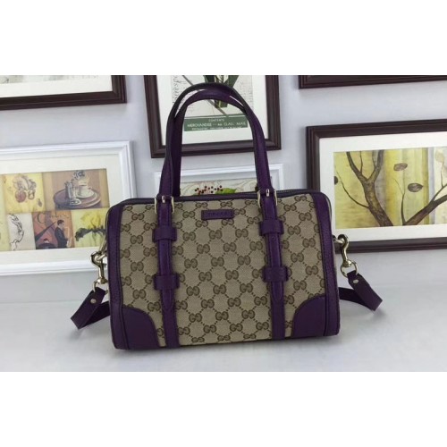 Gucci Canvas Classic Tote Bags Purple