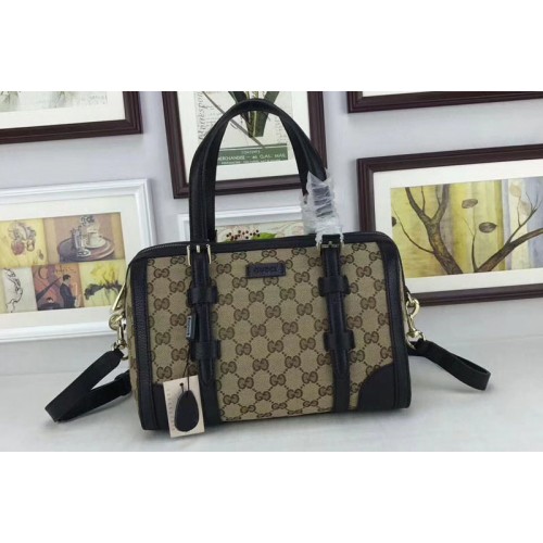Gucci Canvas Classic Tote Bags Black