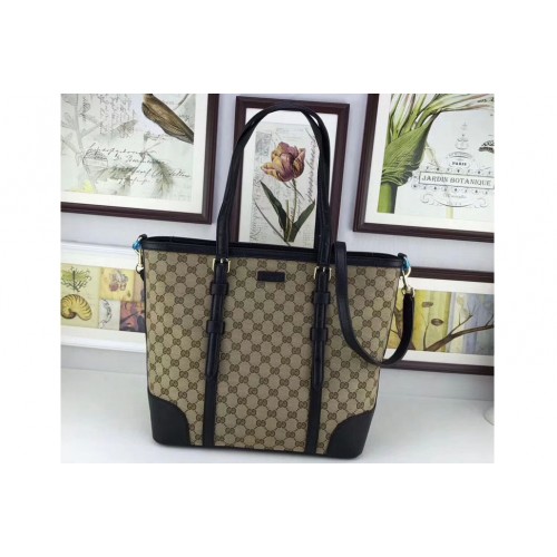 Gucci Canvas Guccissima Tote Bags Black