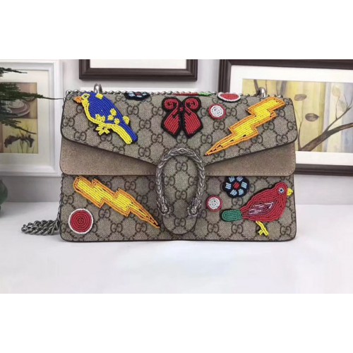Gucci Dionysus Supreme Canvas Shoulder Bag