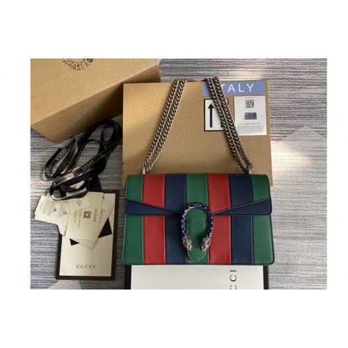 Gucci Dionysus leather shoulder bag in Green Blue Red Leather Gucci Dionysus leather shoulder bag in Green Blue Red Leather