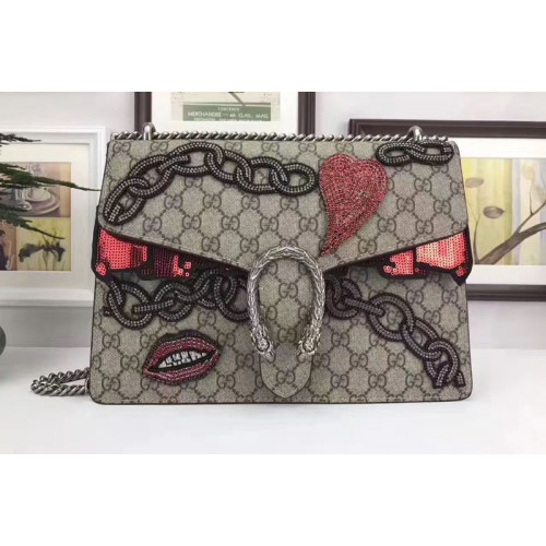 Gucci Dionysus Supreme Canvas Shoulder Bags