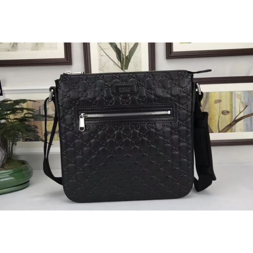 Gucci Signature leather messenger Bags Black