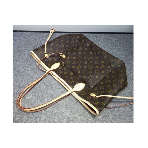 Louis Vuitton M40996 Neverfull MM Bag in Monogram Canvas