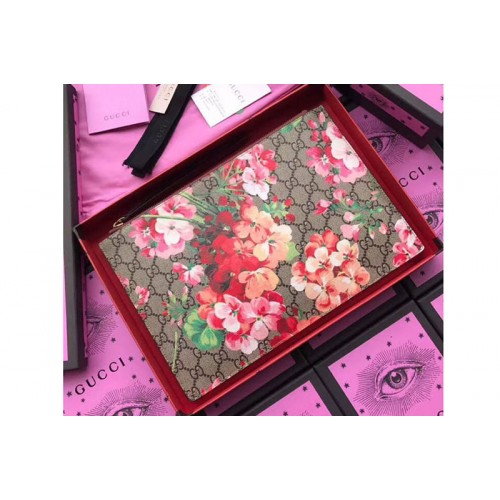 Gucci Blooms pouch Beige ebony