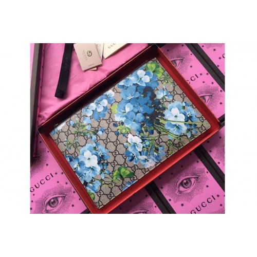Gucci Blooms pouch Beige Blue