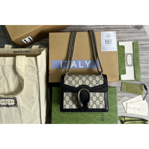 Gucci Dionysus Supreme mini bag in Beige and blue Supreme canvas