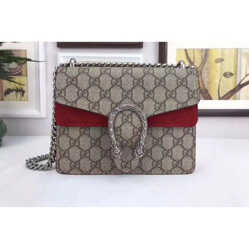 Gucci Dionysus Supreme Mini Bag Red