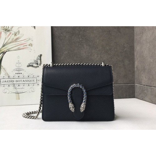 Gucci Dionysus leather mini bag in Black Leather