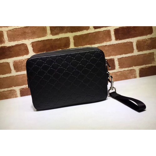 Gucci Signature leather mens bag Black Gucci Signature leather mens bag Black
