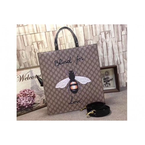 Gucci Bee Print Soft Supreme Tote bag