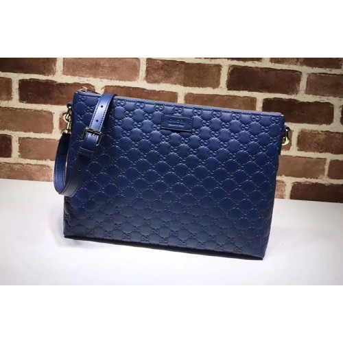 Gucci Signature soft messenger Bags Blue Gucci Signature soft messenger Bags Blue