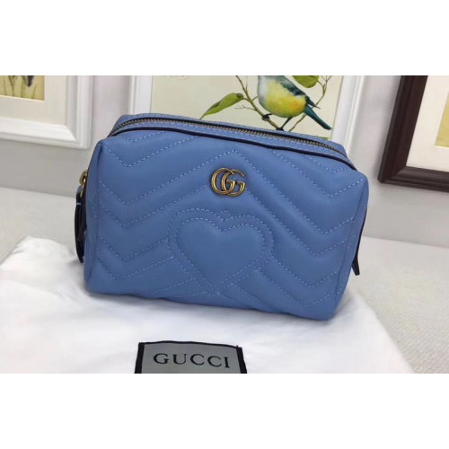 Gucci Marmont Cosmetic Case Blue